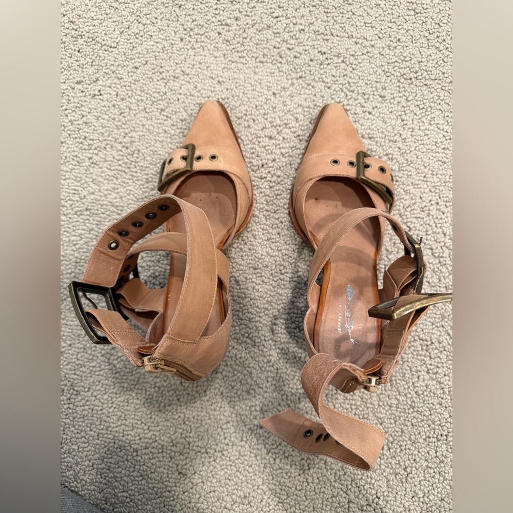 Jeffrey Campbell Tan Heeled Boots